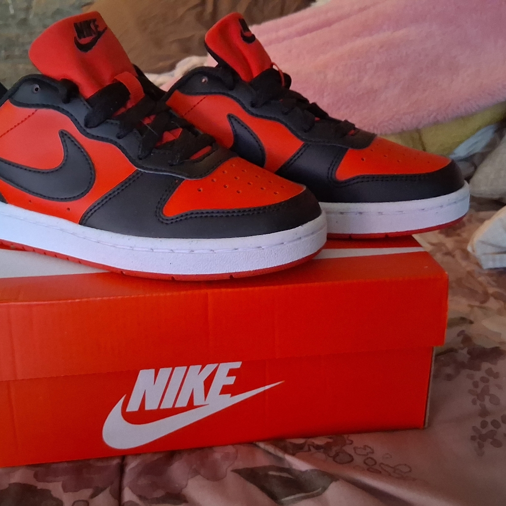 Nike Red and Black Sneakers